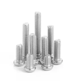 10/20/50pcs Cross Recessed Pan Round Head  M1.2 M1.4 M1.6 M2 M2.5 M3 M4 M5 M6 M8 Stainless Steel Phillips Machine Screw