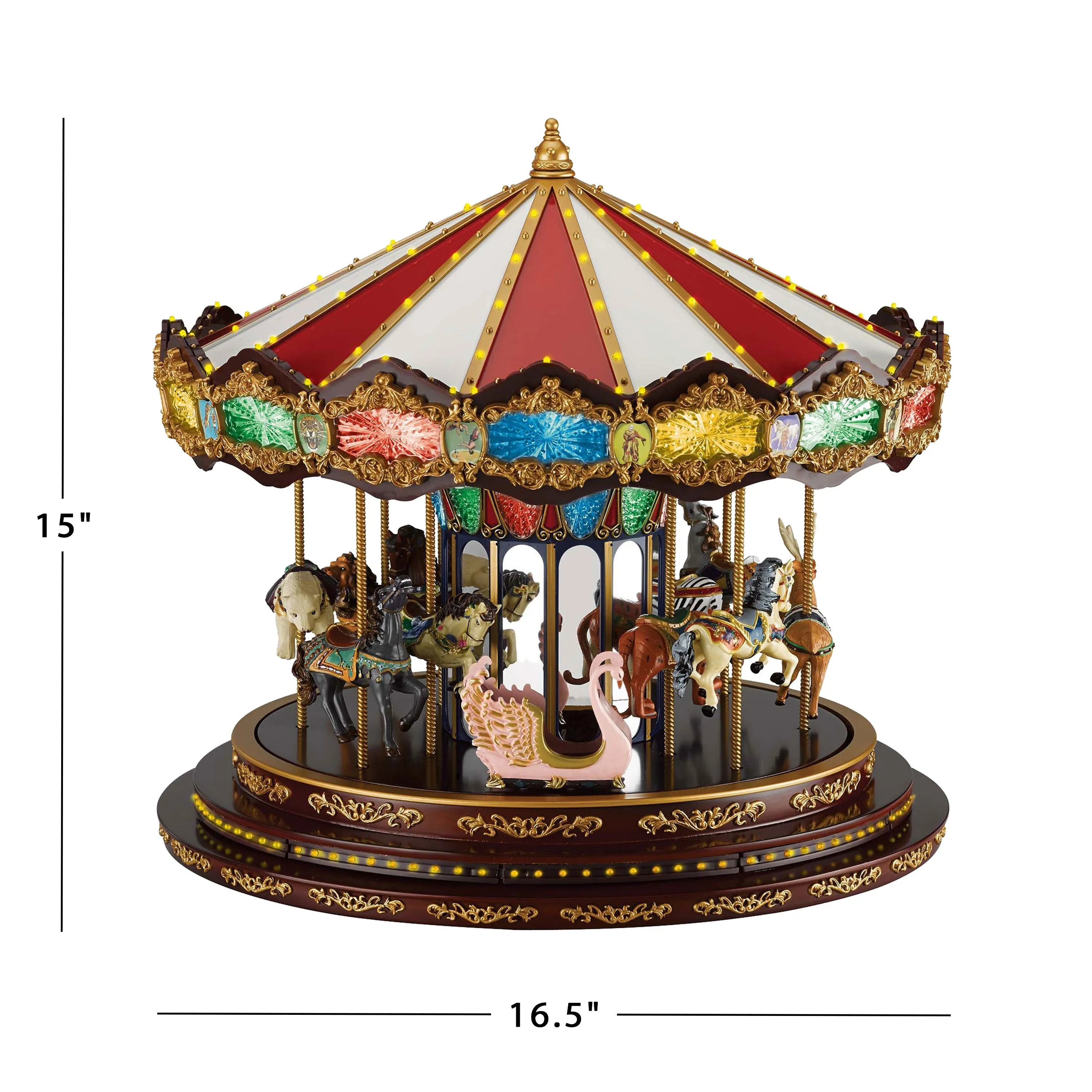 15 in. Marquee Deluxe Carousel