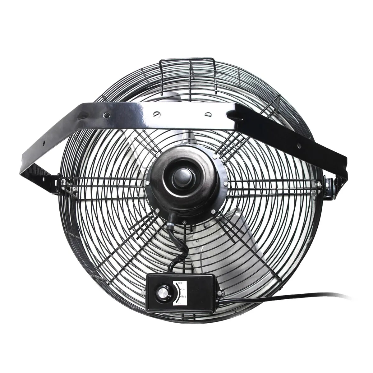 18 In. 3-Speed Tilting Wall Mount Fan for Heavy-Duty Use