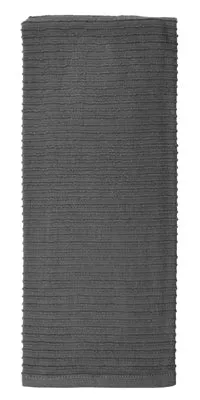 19x28 GRY Ridged Towel | Pack Of 4