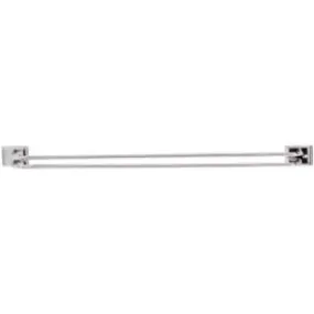 24-Inch Chrome Twin Towel Bar