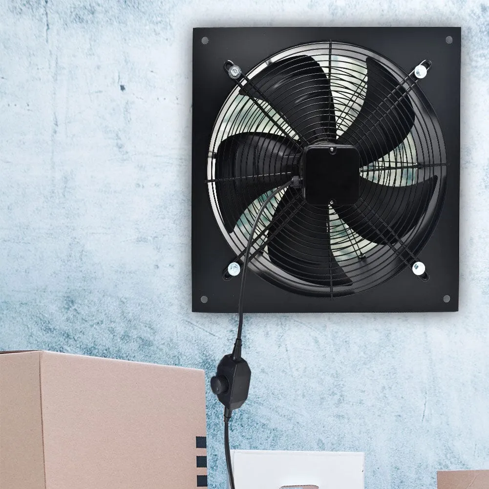 27cm H Ventilation Fan Wall-Mounted Copper Motor Exhaust Axial Fan