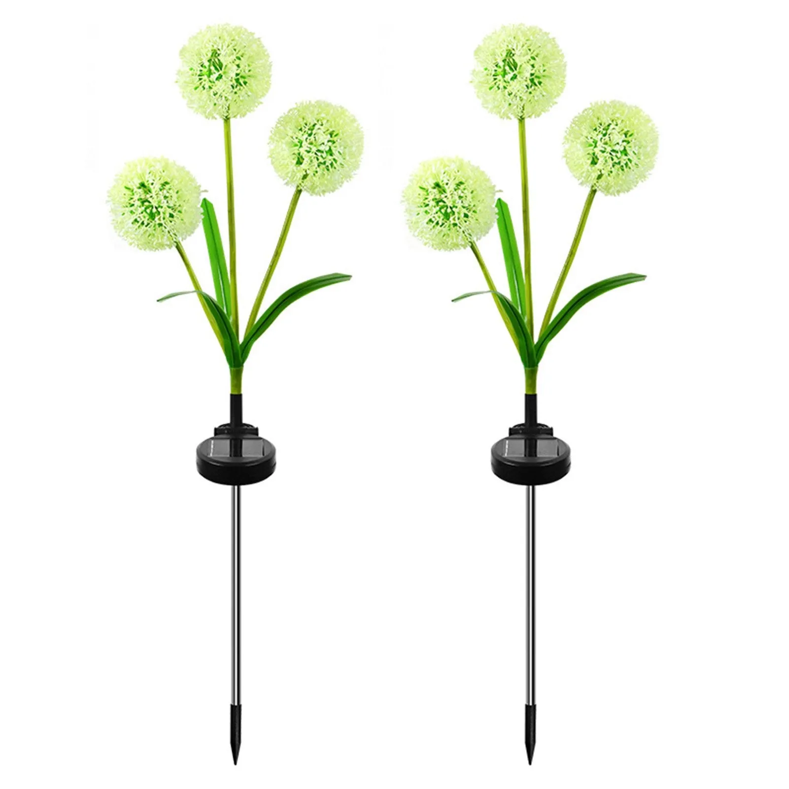 2Pack Solar Dandelion Garden Lights Decorative with 36 LED