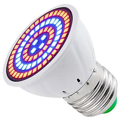 2Pcs E27 60 LEDs LED Grow Light Bulb For Indoor Plants,Full Spectrum Garden Decoration Lamp AZ1244