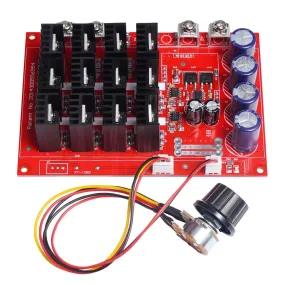 3000W DC 10-50V 60A High Power Motor Speed Controller with Rotary Potentiometer