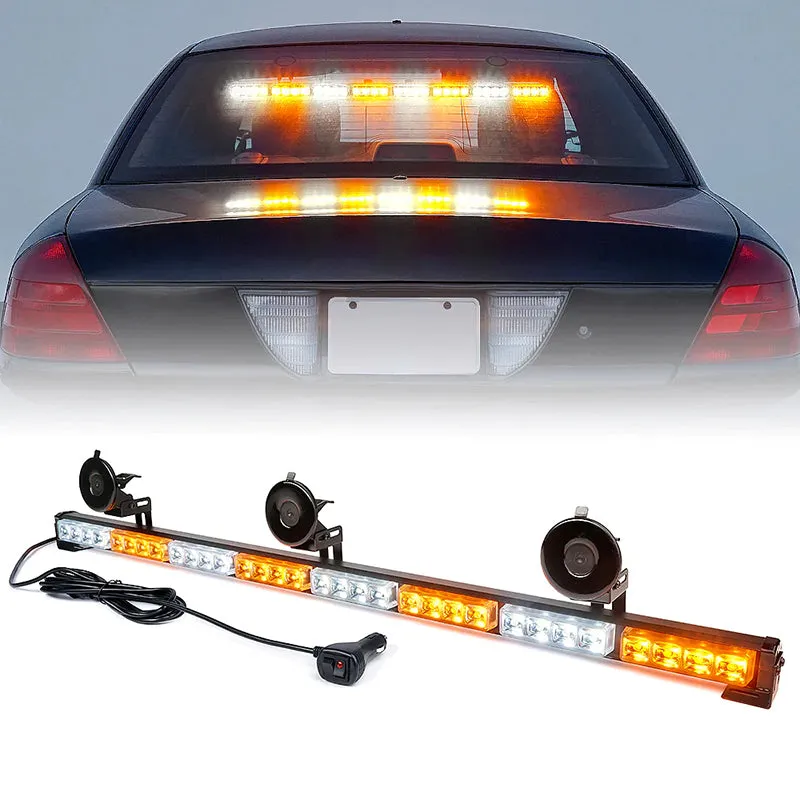 35" LED Traffic Advisor Strobe Light Bar