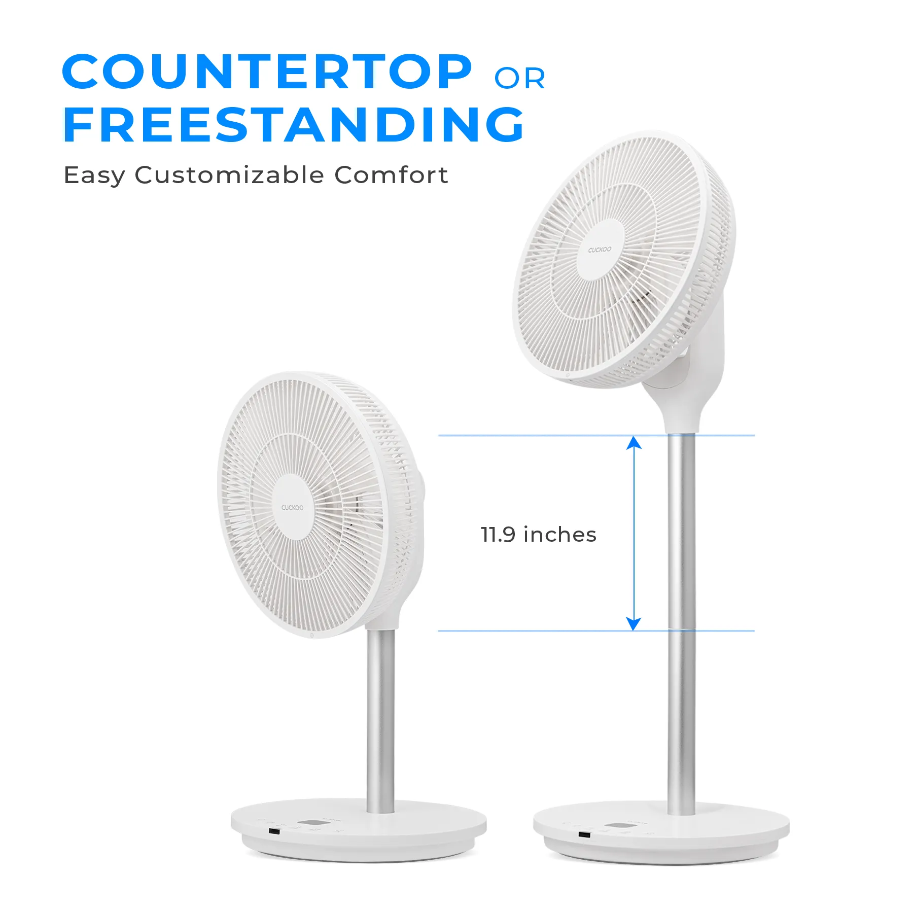 360° Rotation Air Circulator (CF-AC1410WH), Standing Fans