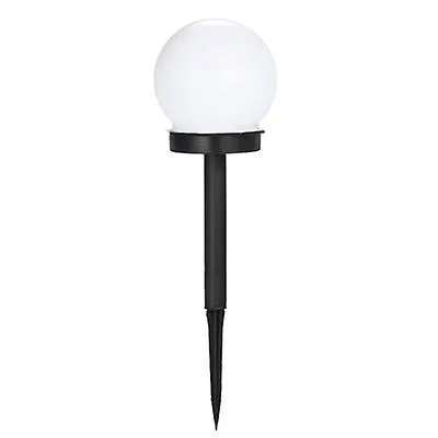 3pcs white light Solar LED round bulb light, outdoor garden decoration plug-in light AZ15466