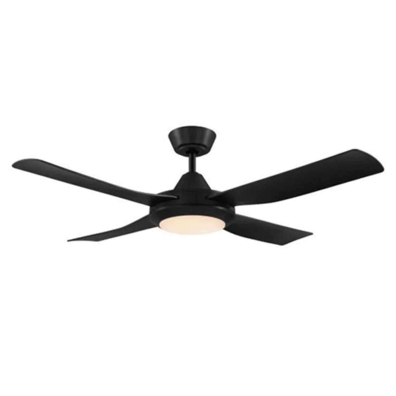 48" Bondi AC Ceiling Fan with LED Light in White, Black or Titanium 203622, 203623, 204741