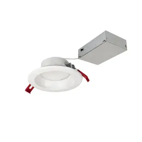 4" Theia Canless LED Downlight, 10 Watts, 950 Lumens, 27K|30K|35K|40K|50K, White Finish