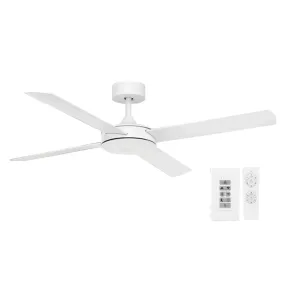 52” Tempest DC Ceiling Fan White 22235/05 Brilliant Lighting