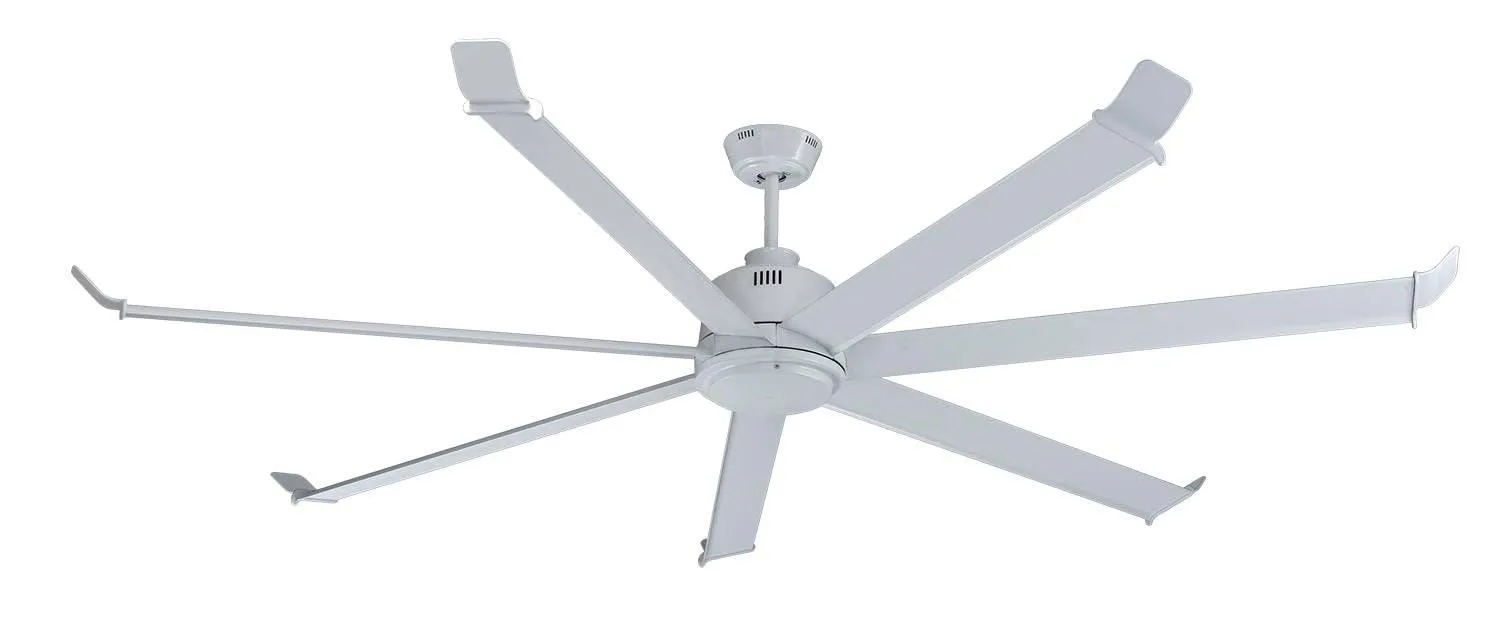 7-Blade, 70” Sweep, Wet Listed, White housing