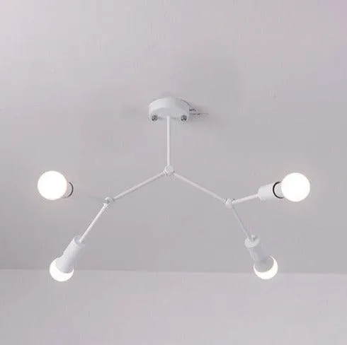 Abstract Molecular Linear Ceiling LED Light Fixture