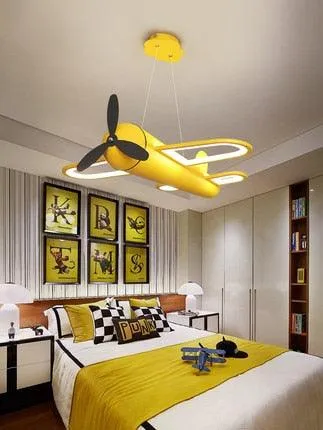 Airplane LED Hanging Light Fixture Childrens Room/LED Hanging Lighting