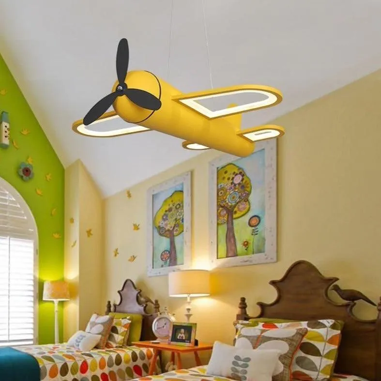 Airplane LED Hanging Light Fixture Childrens Room/LED Hanging Lighting