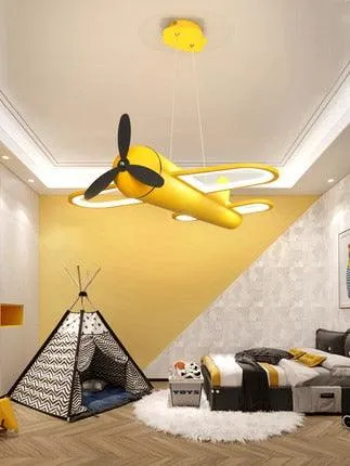 Airplane LED Hanging Light Fixture Childrens Room/LED Hanging Lighting