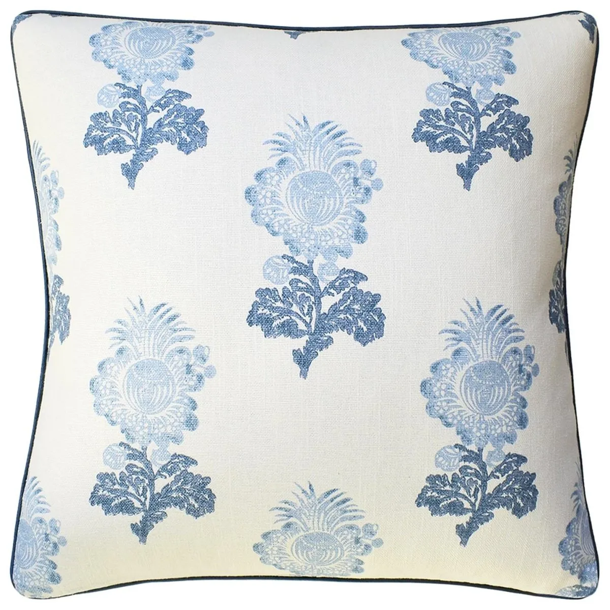 Aldith Blue Throw Pillow by Ryan Studio