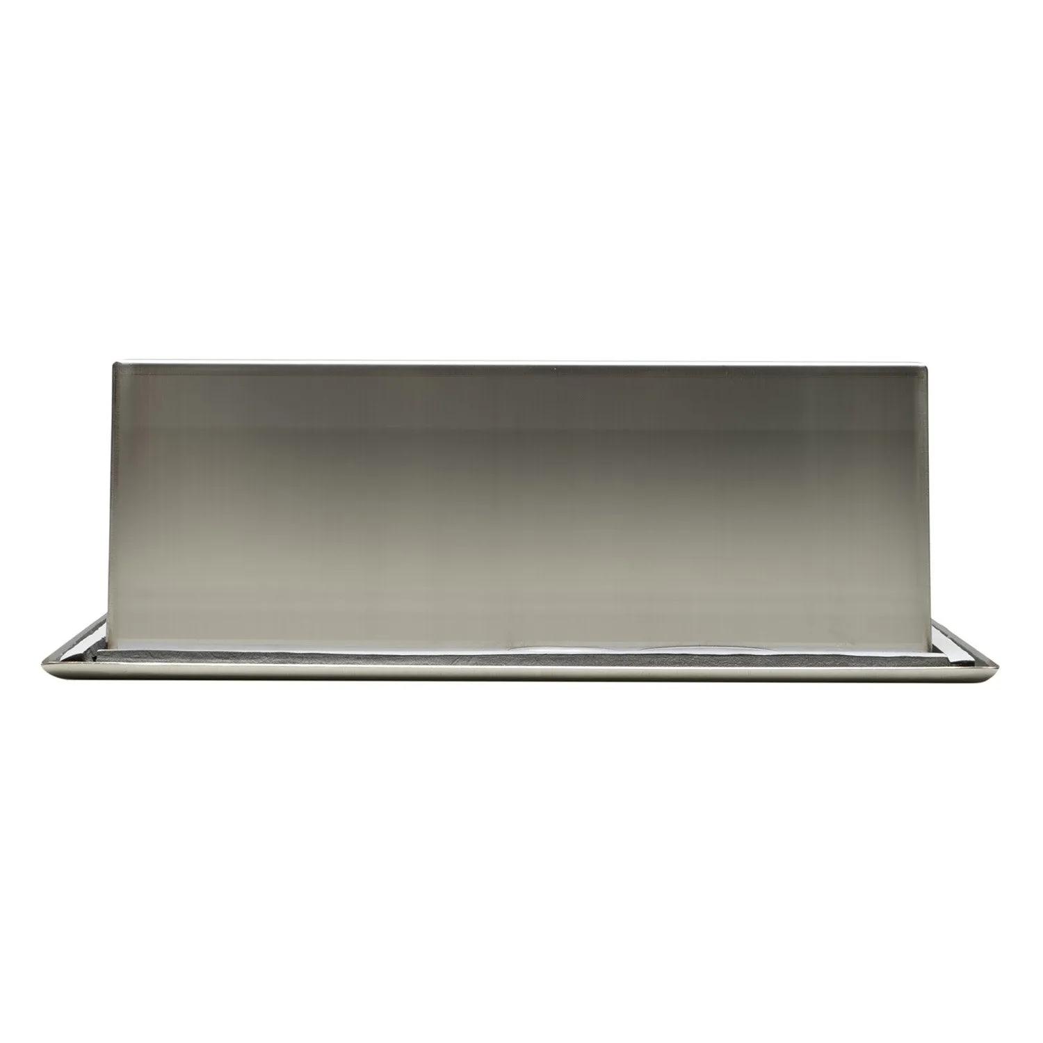 ALFI ABN2412-BSS 24 x 12 Brushed Stainless Steel Horizontal Single Shelf Bath Shower Niche