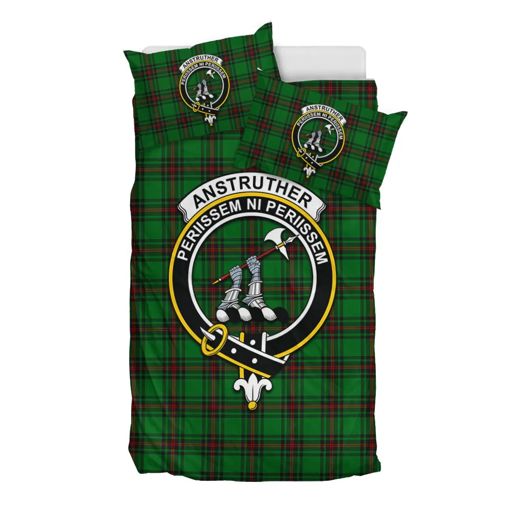 Anstruther Tartan Bedding Set with Family Crest