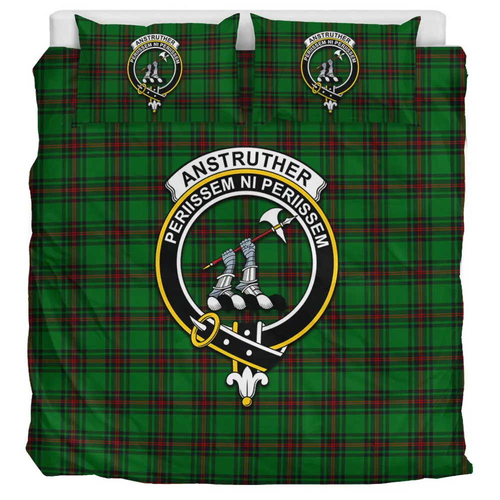 Anstruther Tartan Bedding Set with Family Crest