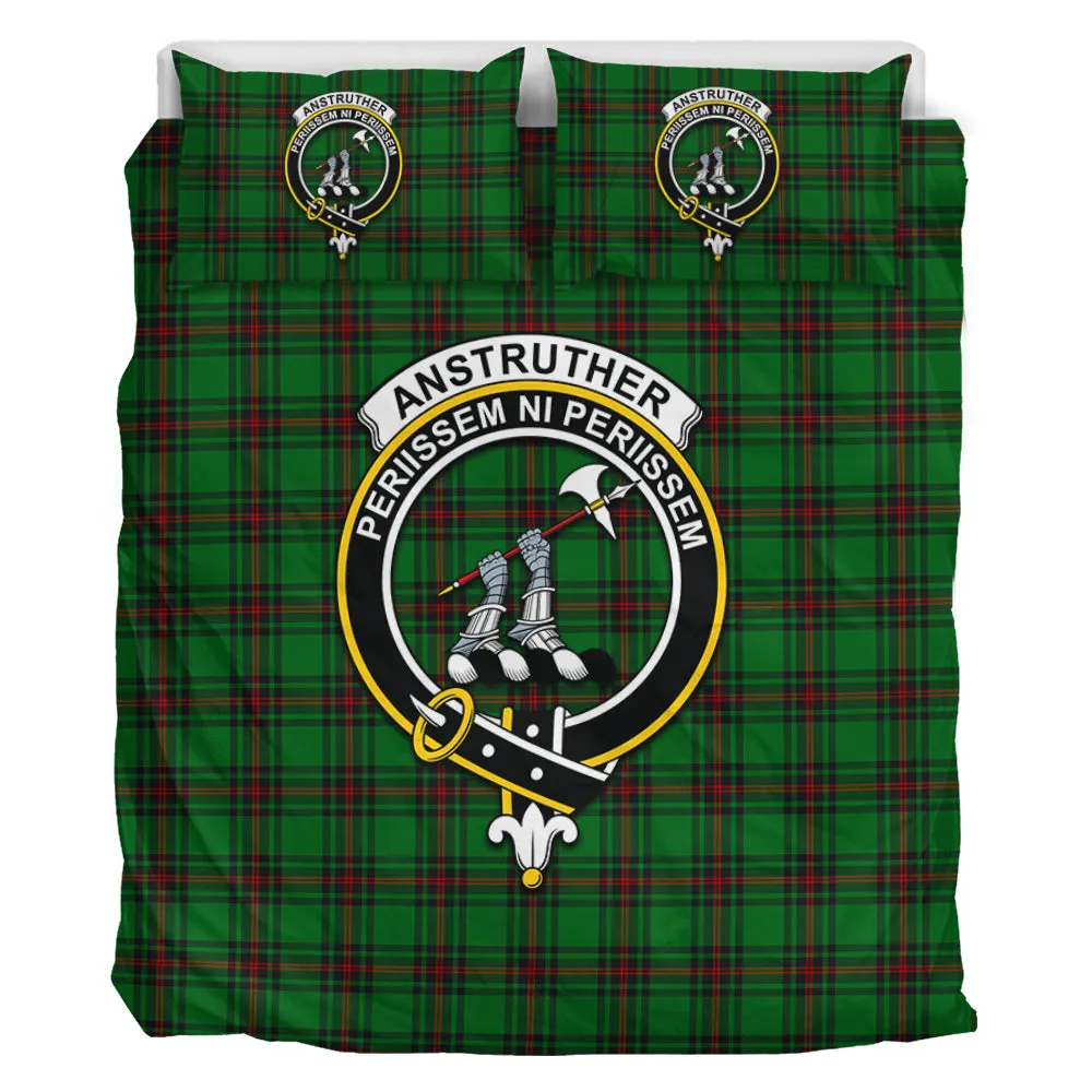 Anstruther Tartan Bedding Set with Family Crest