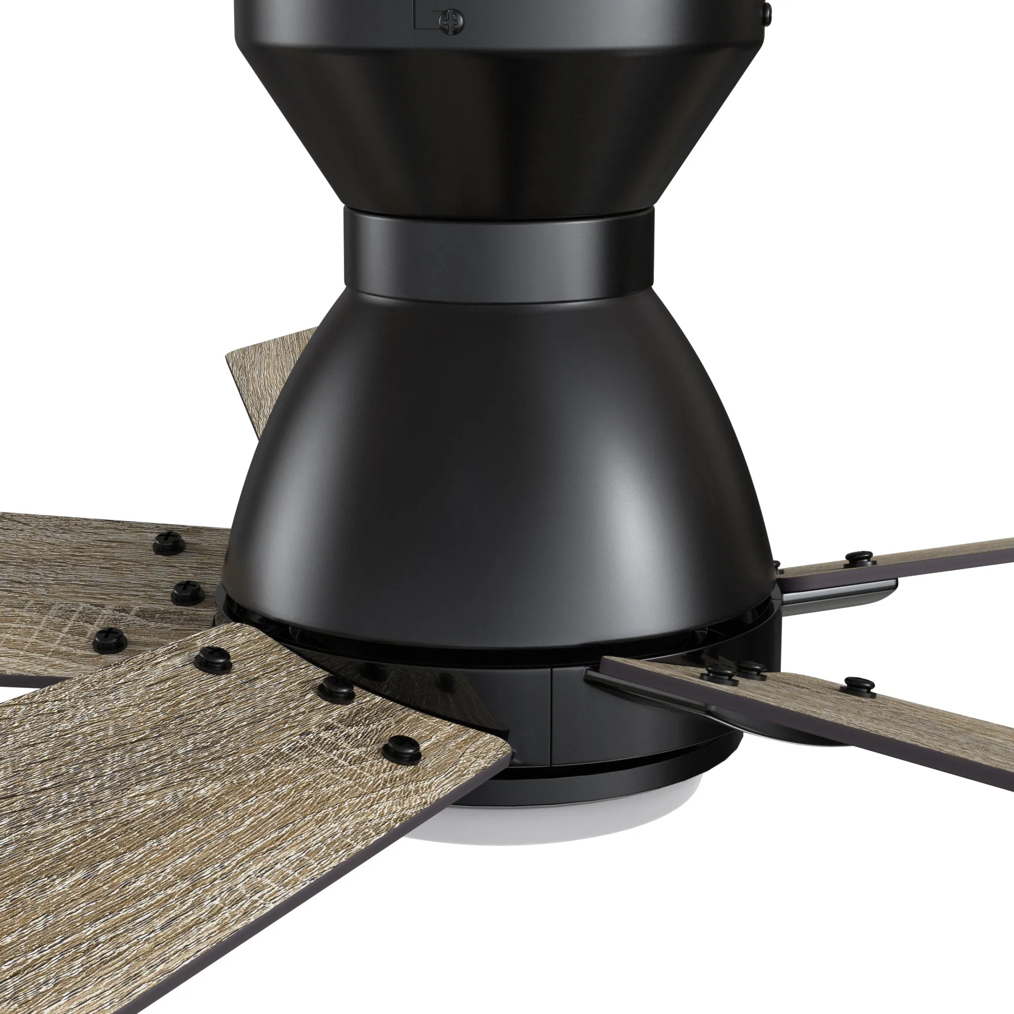 Aspen Low Profile Outdoor/Indoor Smart Ceiling Fan with LED Light 52”