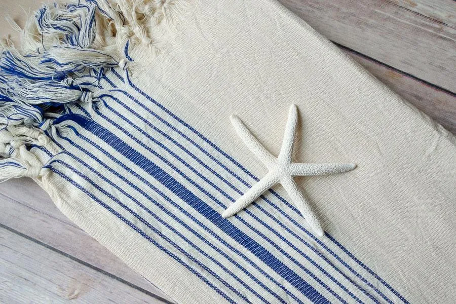 Azul Linen Towel