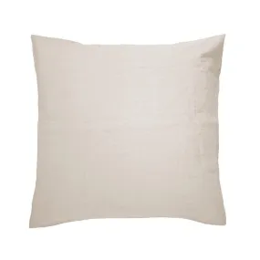 Bambury French Flax Linen Pebble European Pillowcase