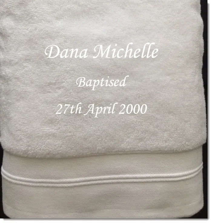 Baptism Towels