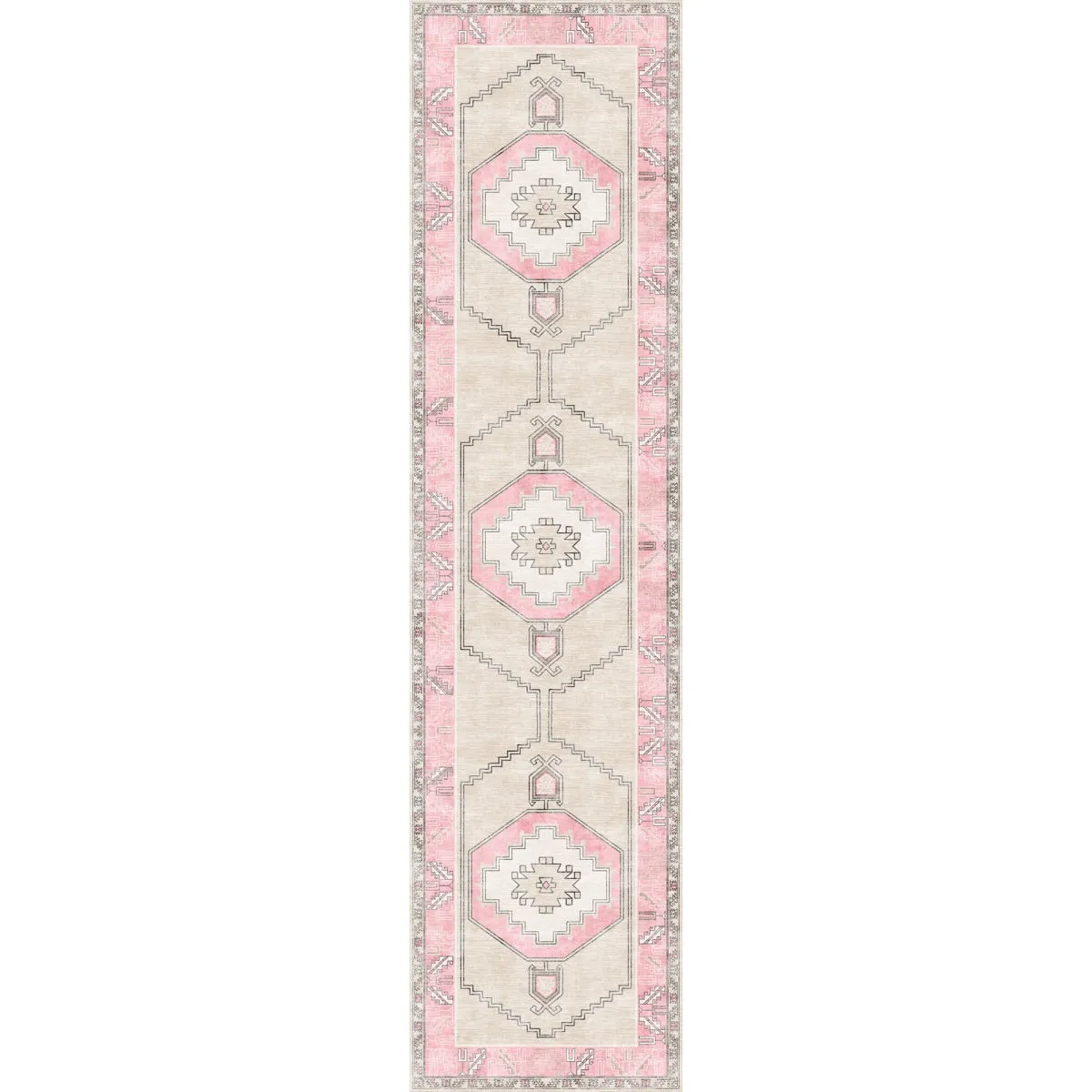 Barbara Pink Beige Rug