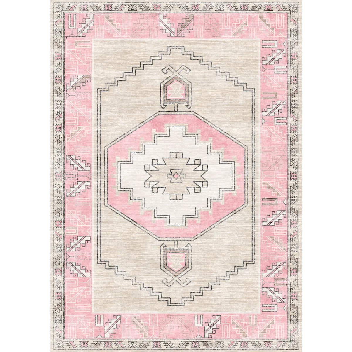 Barbara Pink Beige Rug