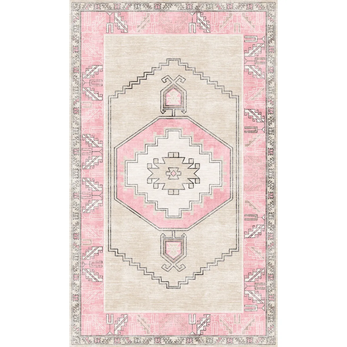 Barbara Pink Beige Rug