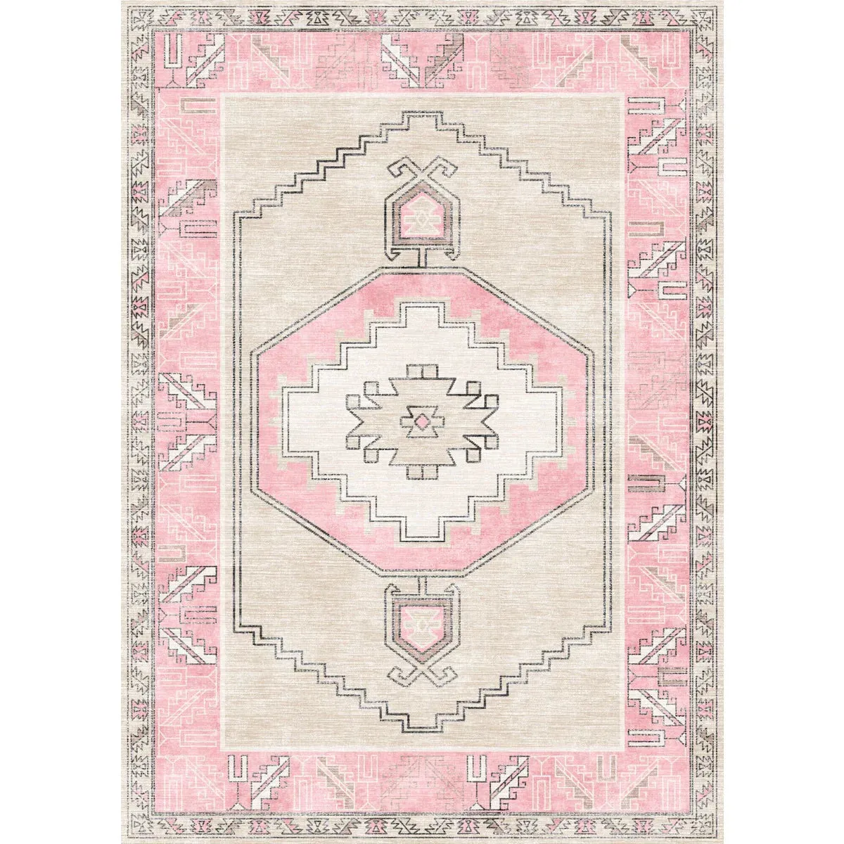 Barbara Pink Beige Rug