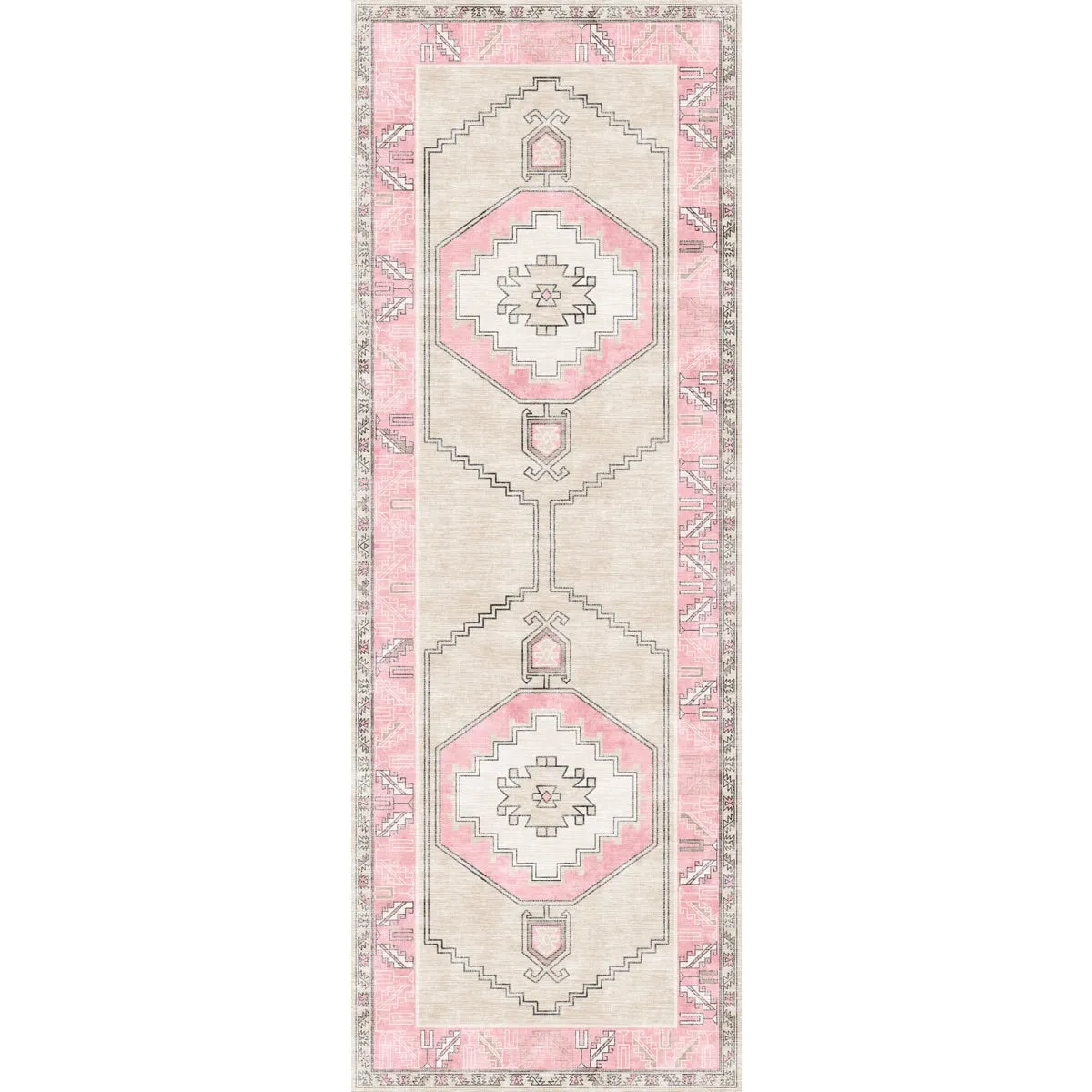 Barbara Pink Beige Rug