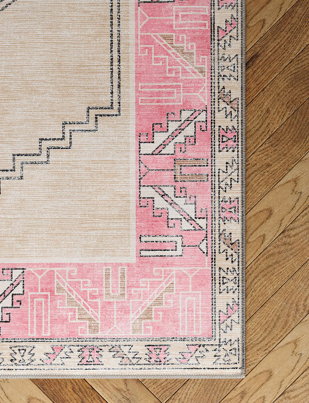 Barbara Pink Beige Rug