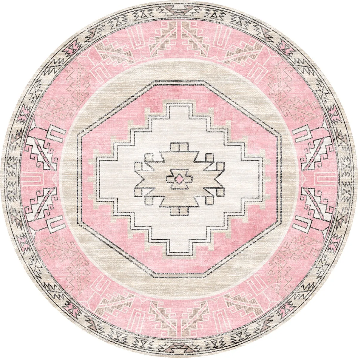 Barbara Pink Beige Rug