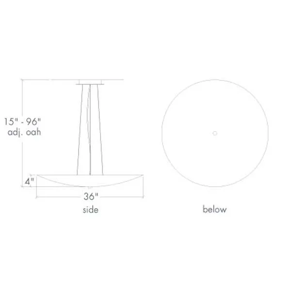 Basics 17386-36 Indoor/Outdoor Pendant By Ultralights Lighting