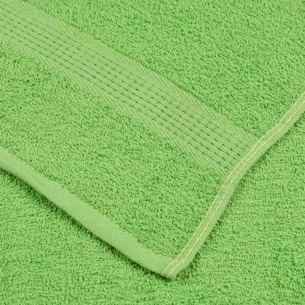 Bath Towels 2 pcs Apple Green 100x150 cm 360 gsm 100% Cotton