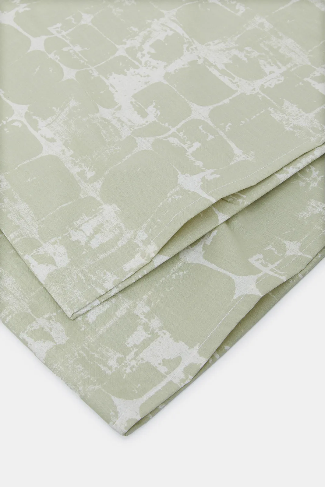 Beige Printed Pillowcase Set (Pack of 2)