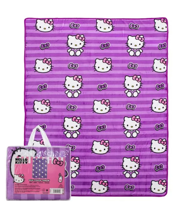 Blanket - Hello Kitty - Pretty Violet