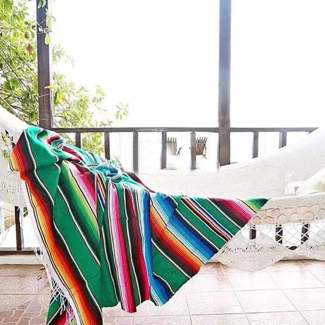 Boho Colourful Beach Blanket 150x200cm