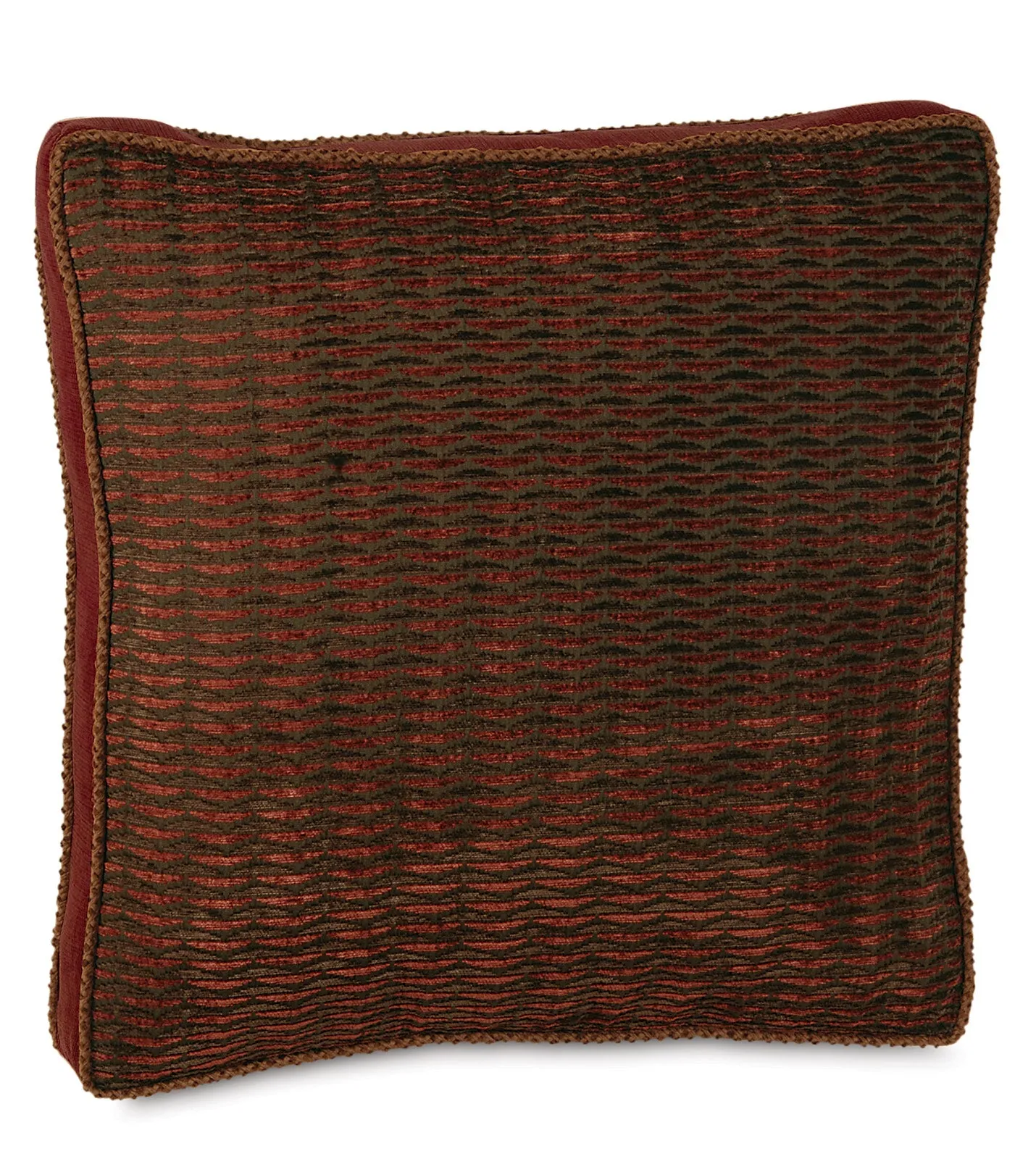 Brown Safari Boxed Euro Sham 27x27x3