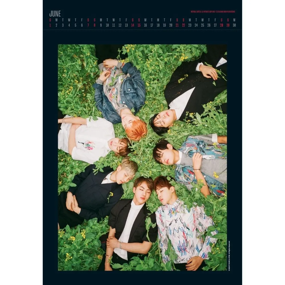 BTS 2025 A3 DELUXE CALENDAR