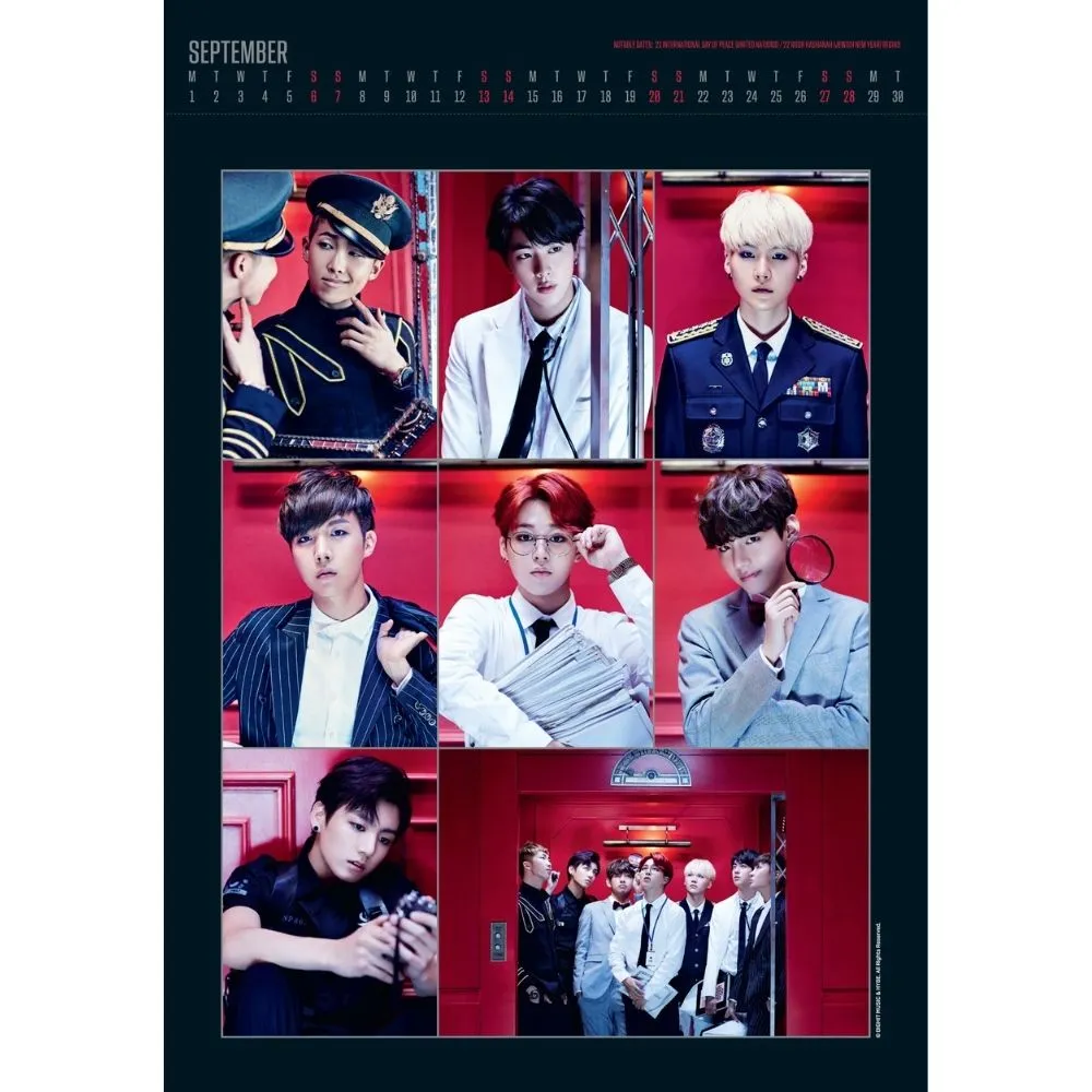 BTS 2025 A3 DELUXE CALENDAR