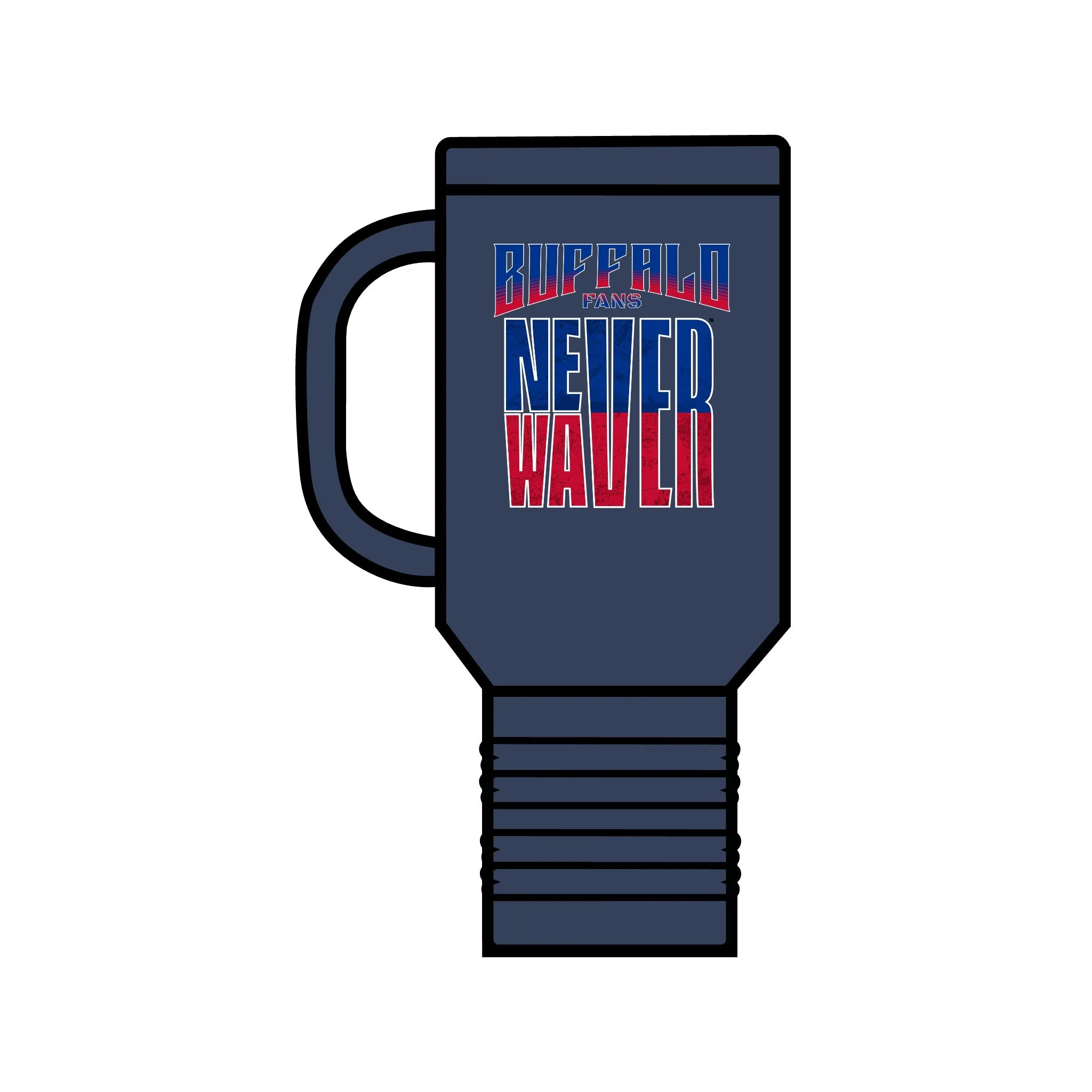 Buffalo Fans Never Waver Insulated Travel Mug, 40oz