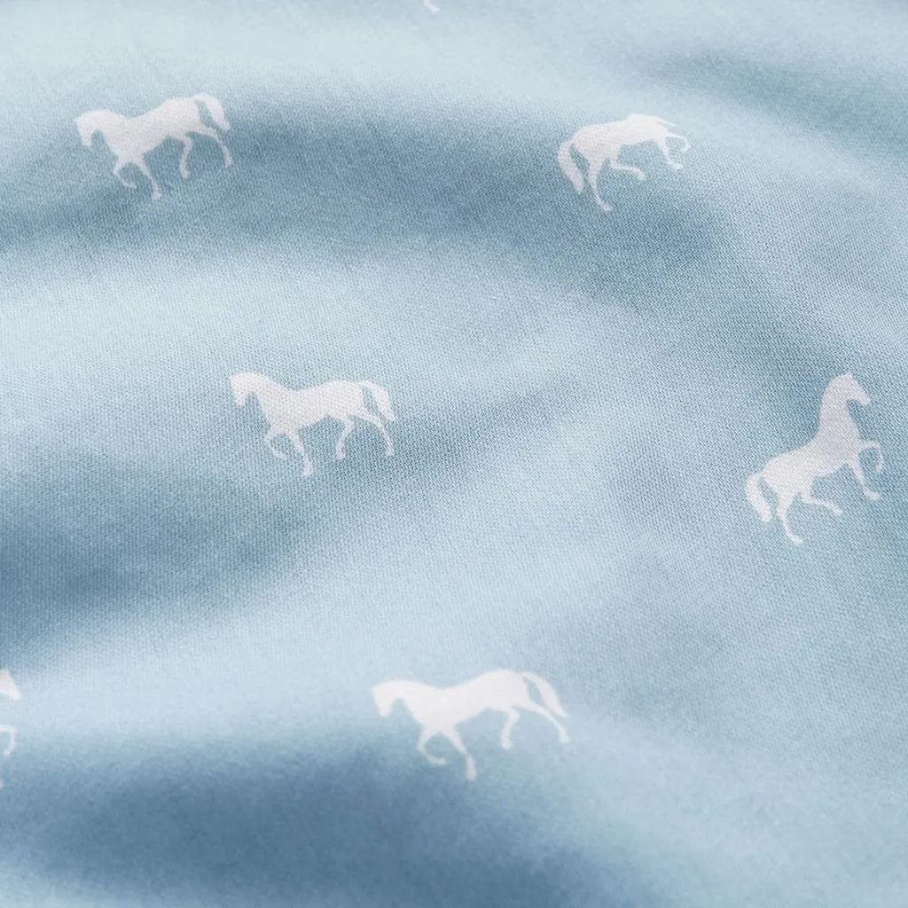 Cam Cam Copenhagen Bedding Set Adult Horse Dusty Blue