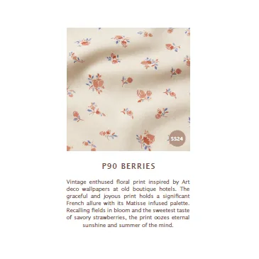 Cam Cam Doll Bedding - Berries