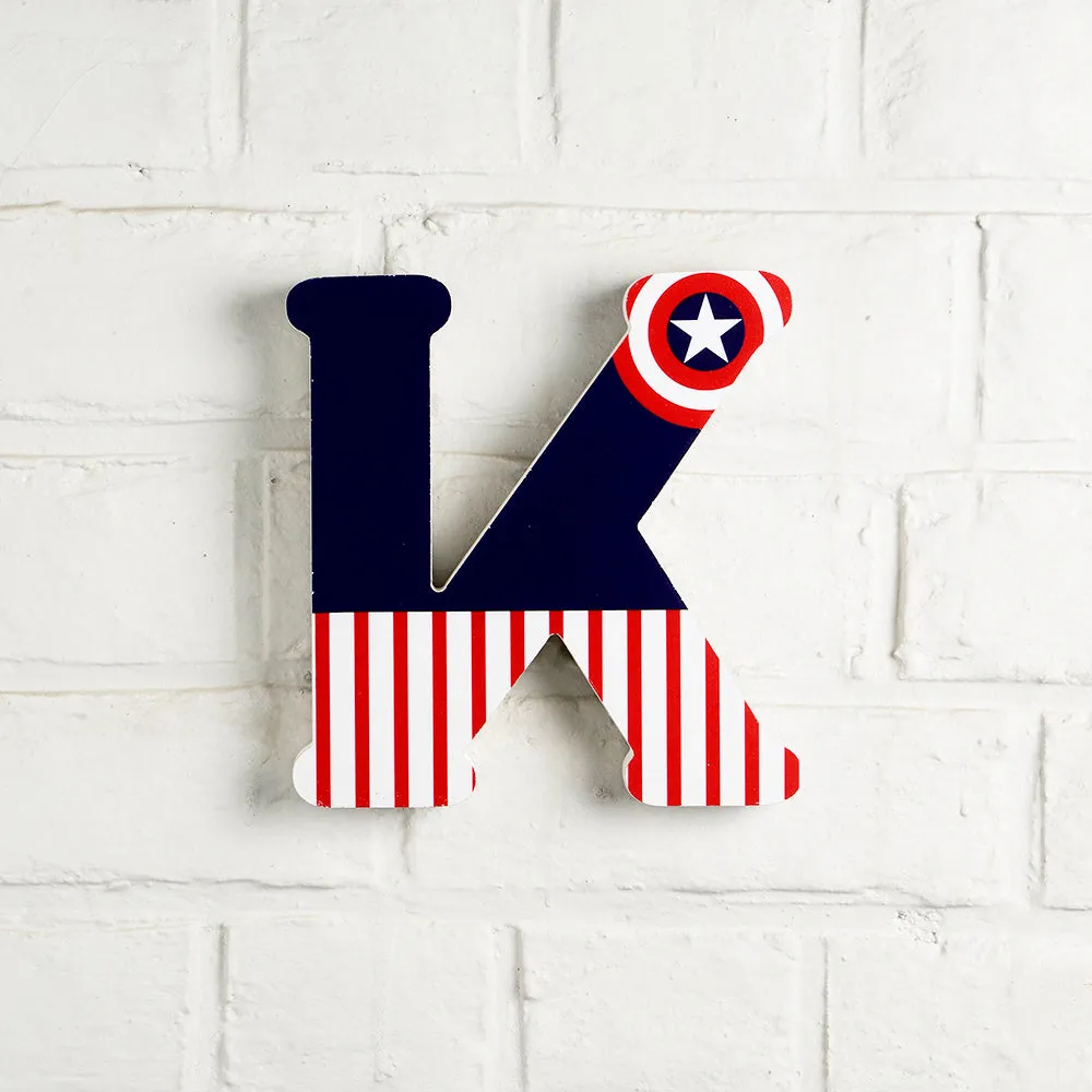 Captain America K Letter