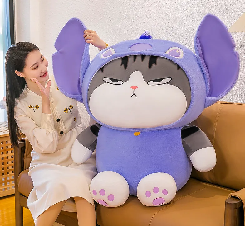 Cat Plushie Transforming with Animal Outfit Collection