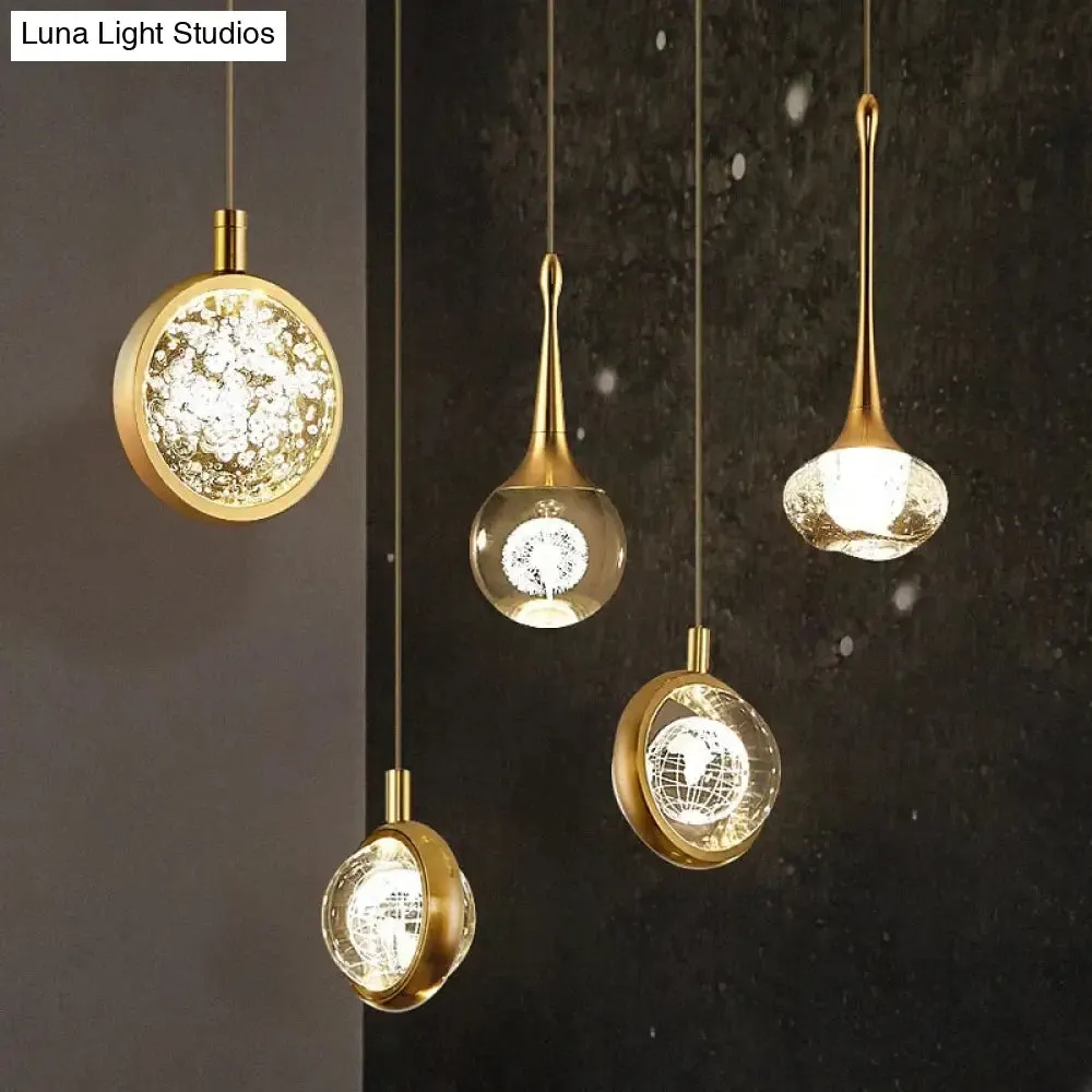 Clara - LED Crystal Glass Ball Pendant Lights for Indoor Lighting